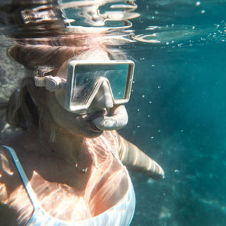 Girl with Dive Mask on