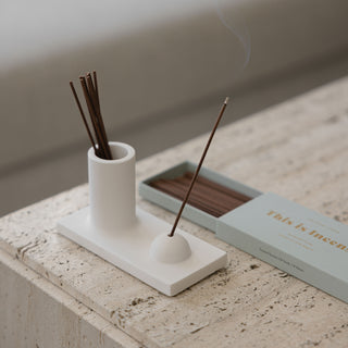 hold and release incense holder with margaret river incense
