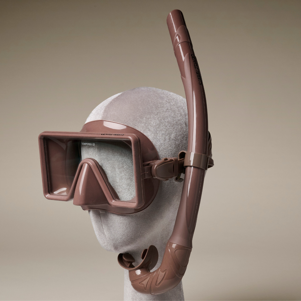 Barbados Dive Mask and Snorkel - CHOCOLATE – Gentle Habits
