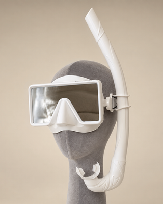 BARBADOS WHITE - SILVER MIRROR LENS