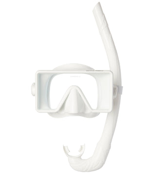 Barbados Dive Mask and Snorkel - WHITE