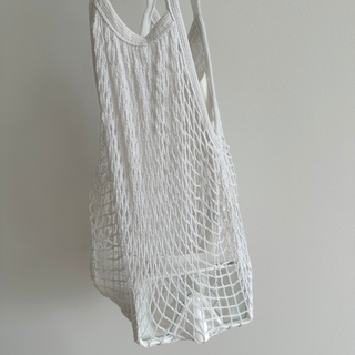 String Beach Bag - White