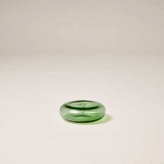 Glass Vessel Incense Holder - GREEN
