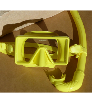 Barbados Dive Mask and Snorkel - LEMON