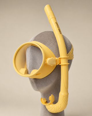 DIVE MASK & SNORKEL SET  - LEMON