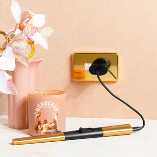 Flint Rechargeable USB Arc Lighter - Gold