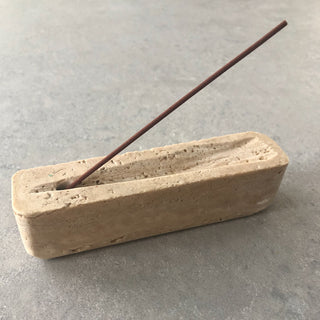 Mason Wylde Travertine Incense Holder